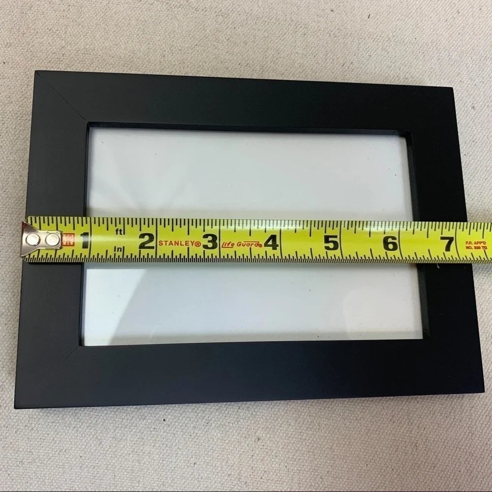 Simple Black Wood Frame Hang or Tabletop